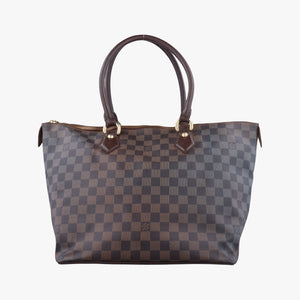 Pre-owned Louis Vuitton SALEYA　MM EBENE Damier Canvas N51182 handbag | stylenewstar