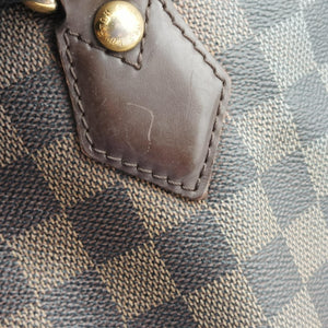 Pre-owned Louis Vuitton SALEYA　MM EBENE Damier Canvas N51182 handbag | stylenewstar