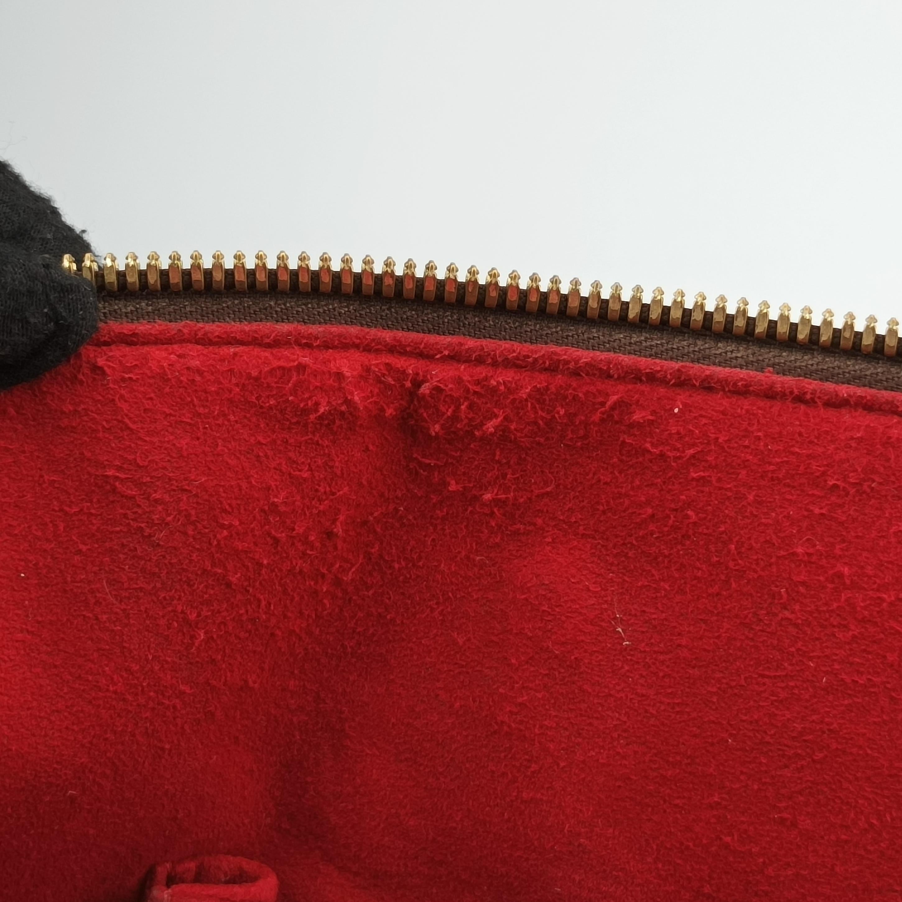 Pre-owned Louis Vuitton SALEYA　MM EBENE Damier Canvas N51182 handbag | stylenewstar