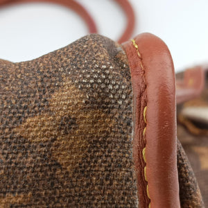 Pre-owned Louis Vuitton Sac Rayures GM brown ×multicolor Monogram Tissue M56385 handbag | stylenewstar