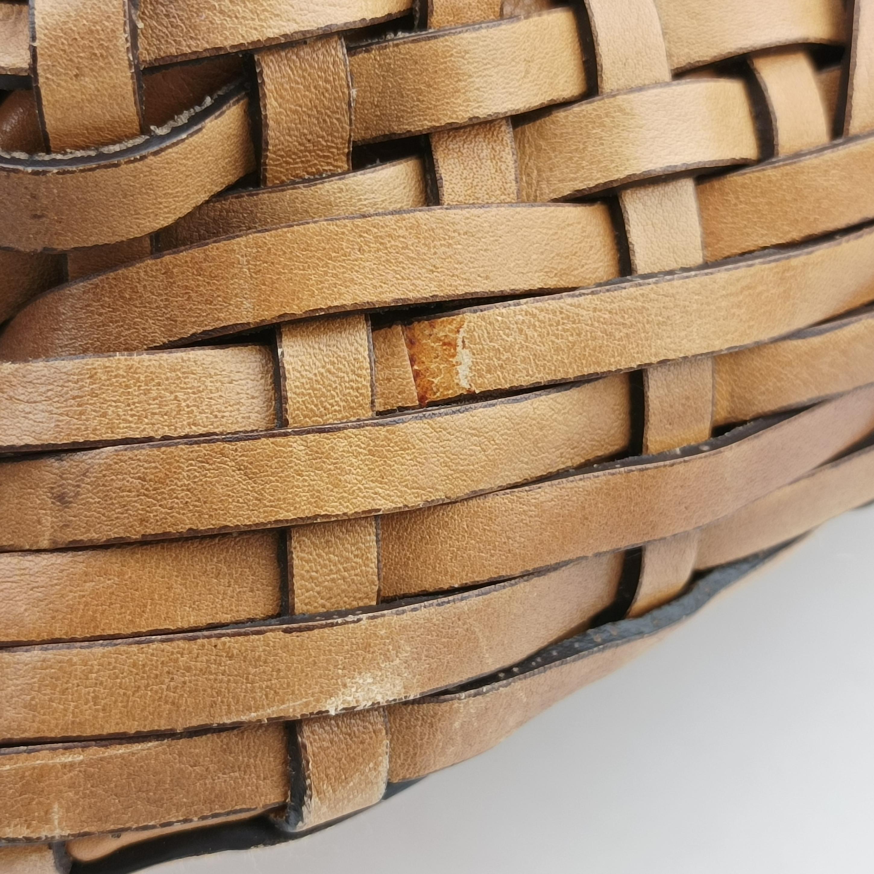 Pre-owned Christian Dior Samourai 1947 Brown leather  handbag | stylenewstar