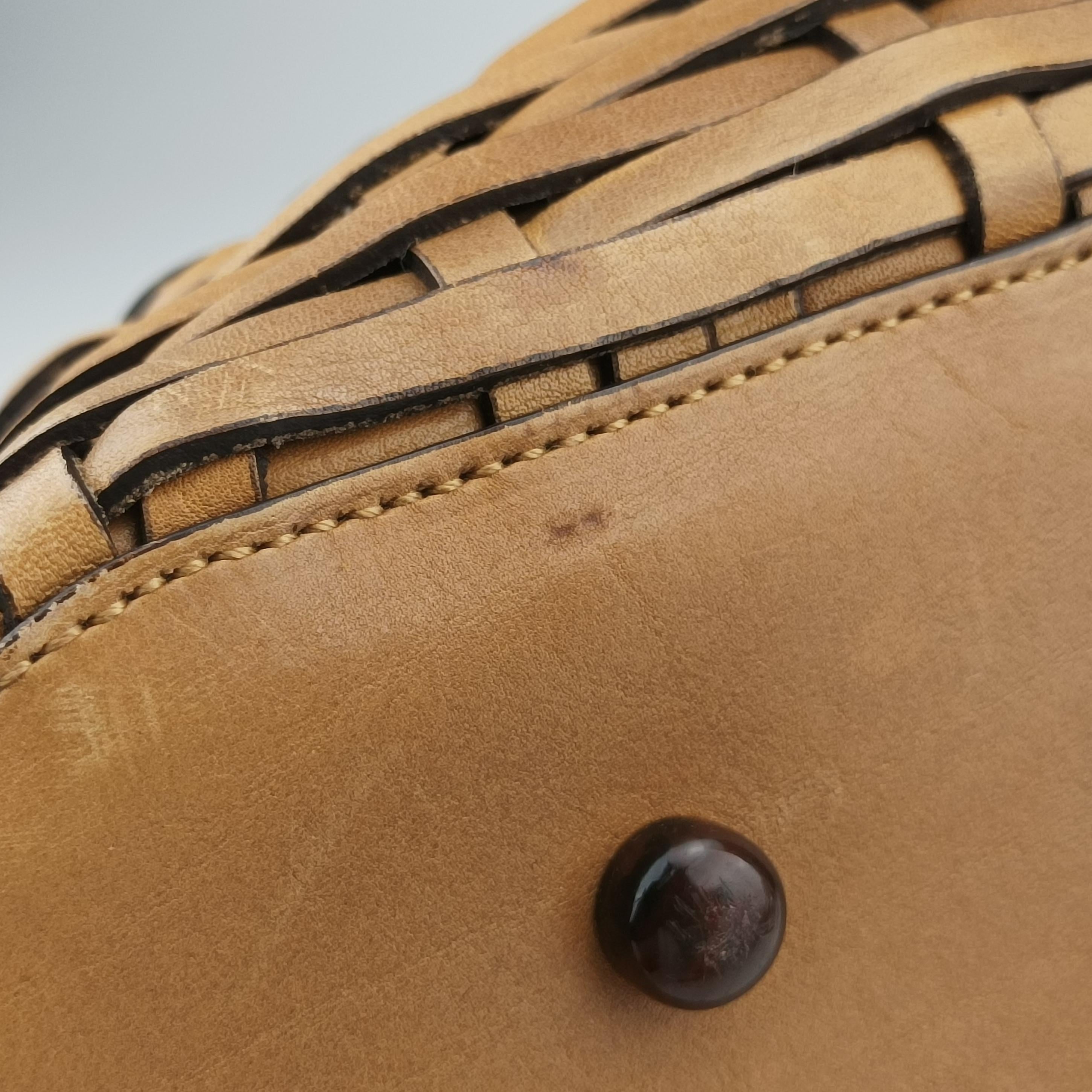 Pre-owned Christian Dior Samourai 1947 Brown leather  handbag | stylenewstar