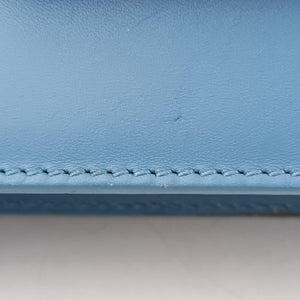 Pre-owned Yves Saint Laurent Small Betty Flap Blue Leather 314516 shoulderbag | stylenewstar