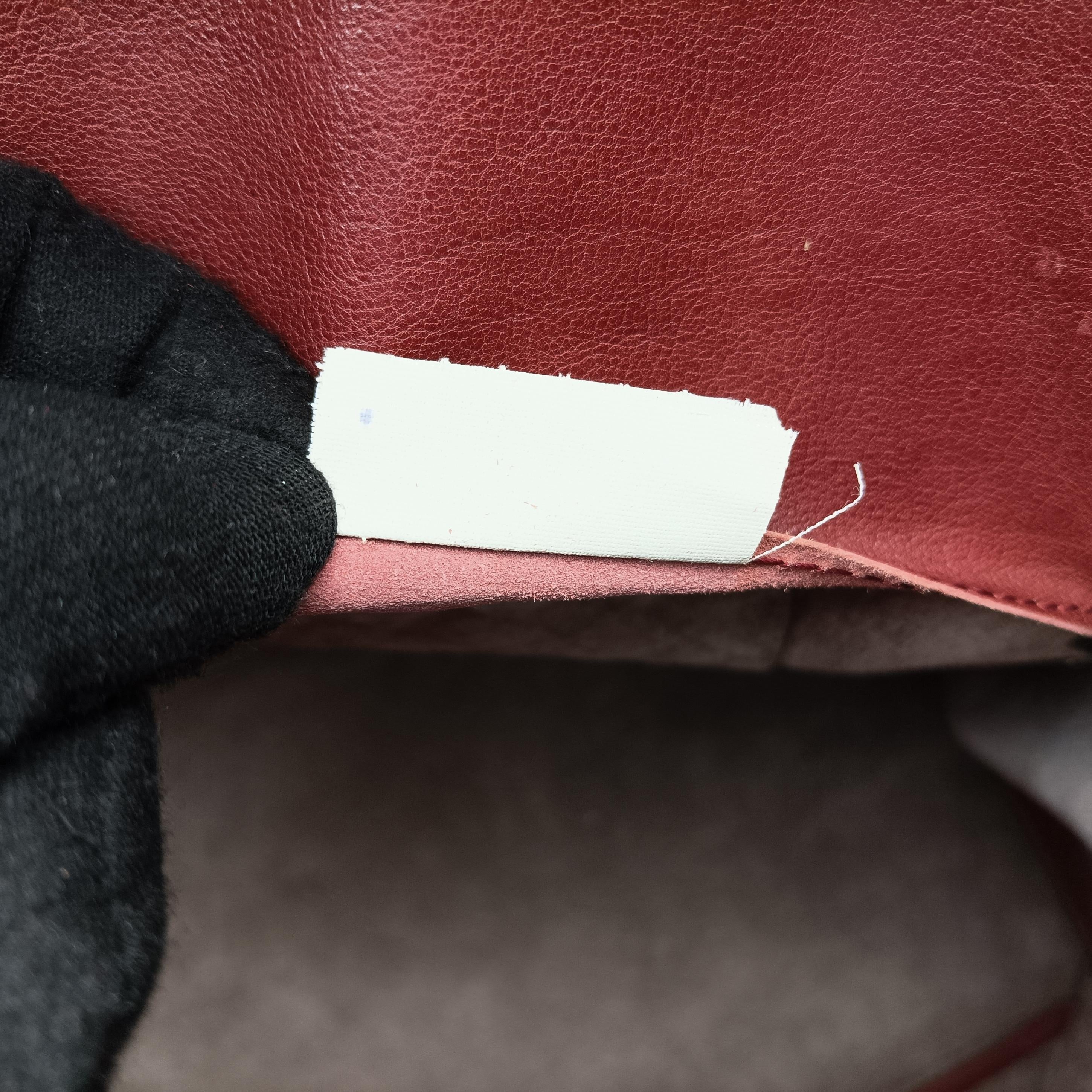 Pre-owned Bottega Veneta Intrecciato Red lambskin  handbag | stylenewstar