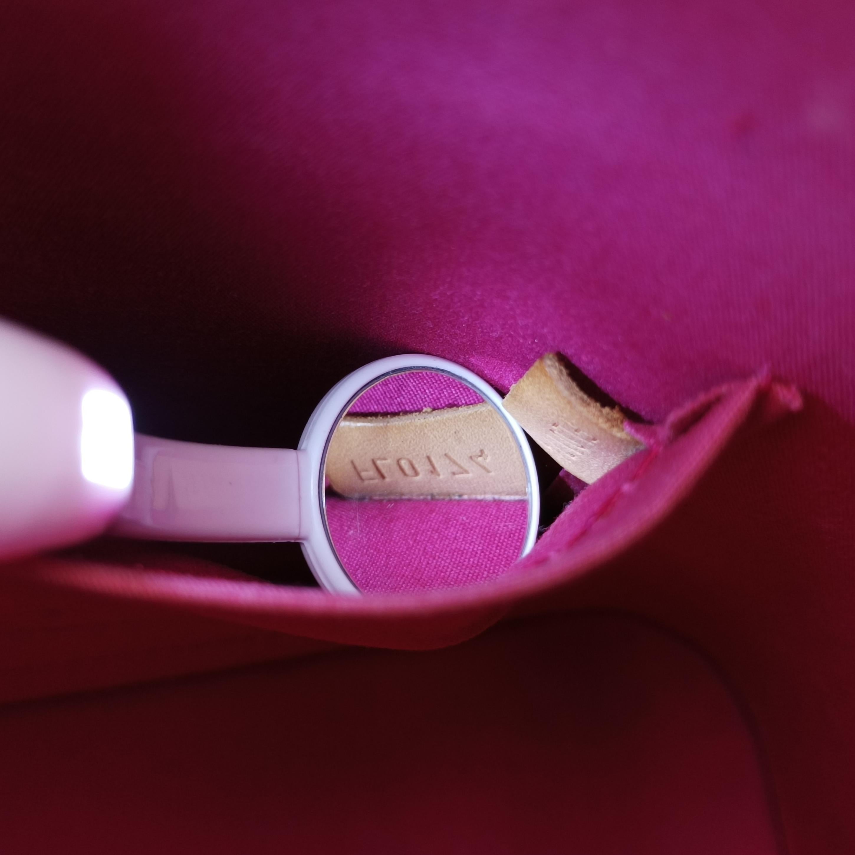 Pre-owned Louis Vuitton Alma PM pomme d'amour Vernis M90096 handbag | stylenewstar