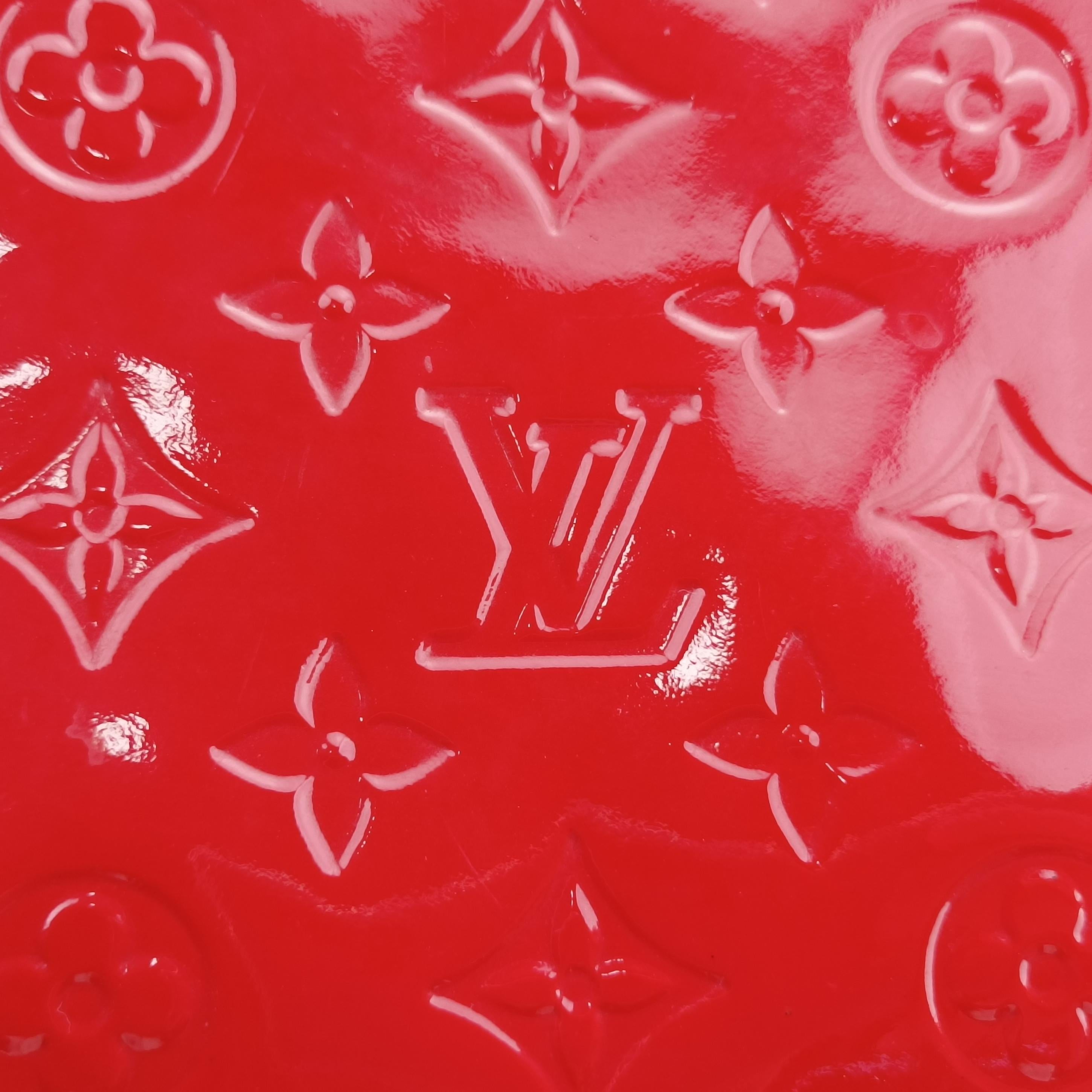 Pre-owned Louis Vuitton Alma PM pomme d'amour Vernis M90096 handbag | stylenewstar