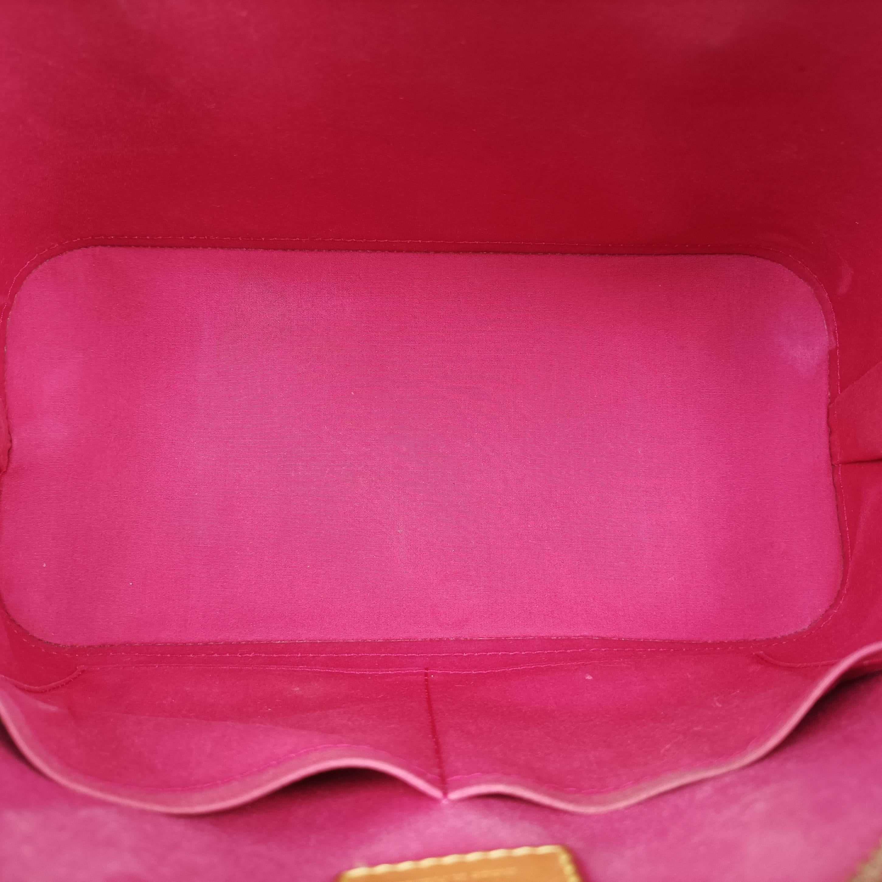 Pre-owned Louis Vuitton Alma PM pomme d'amour Vernis M90096 handbag | stylenewstar