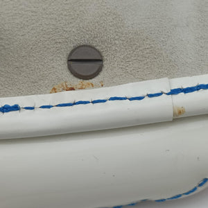 Vintage Fendi Stripe Calfhair and Velvet White Patent 8BN165 handbag | stylenewstar