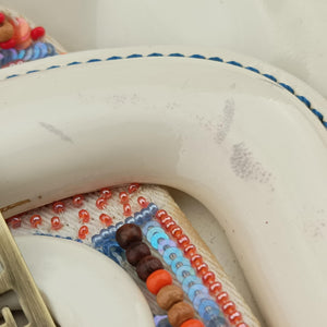 Vintage Fendi Stripe Calfhair and Velvet White Patent 8BN165 handbag | stylenewstar