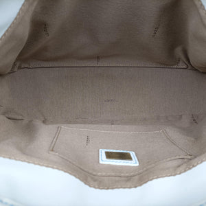 Vintage Fendi Stripe Calfhair and Velvet White Patent 8BN165 handbag | stylenewstar