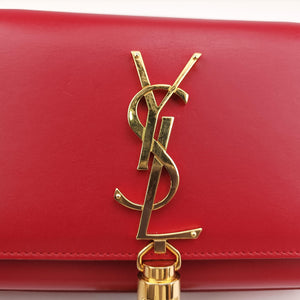 Pre-owned Yves Saint Laurent KATE Red Leather 354120 shoulderbag | stylenewstar