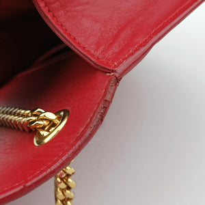 Pre-owned Yves Saint Laurent KATE Red Leather 354120 shoulderbag | stylenewstar