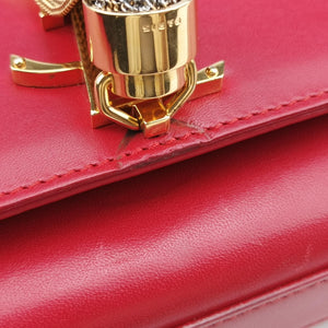 Pre-owned Yves Saint Laurent KATE Red Leather 354120 shoulderbag | stylenewstar