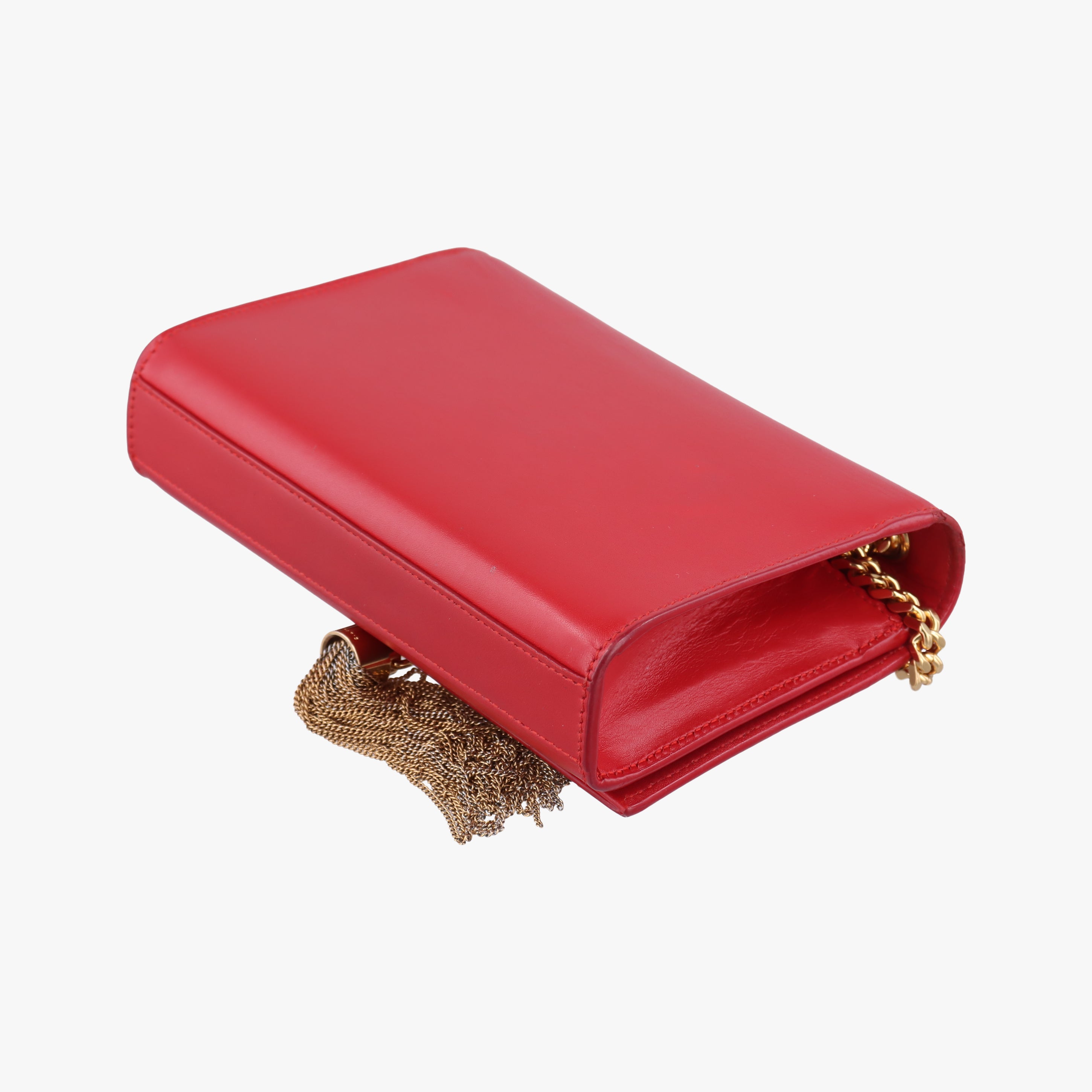 Pre-owned Yves Saint Laurent KATE Red Leather 354120 shoulderbag | stylenewstar