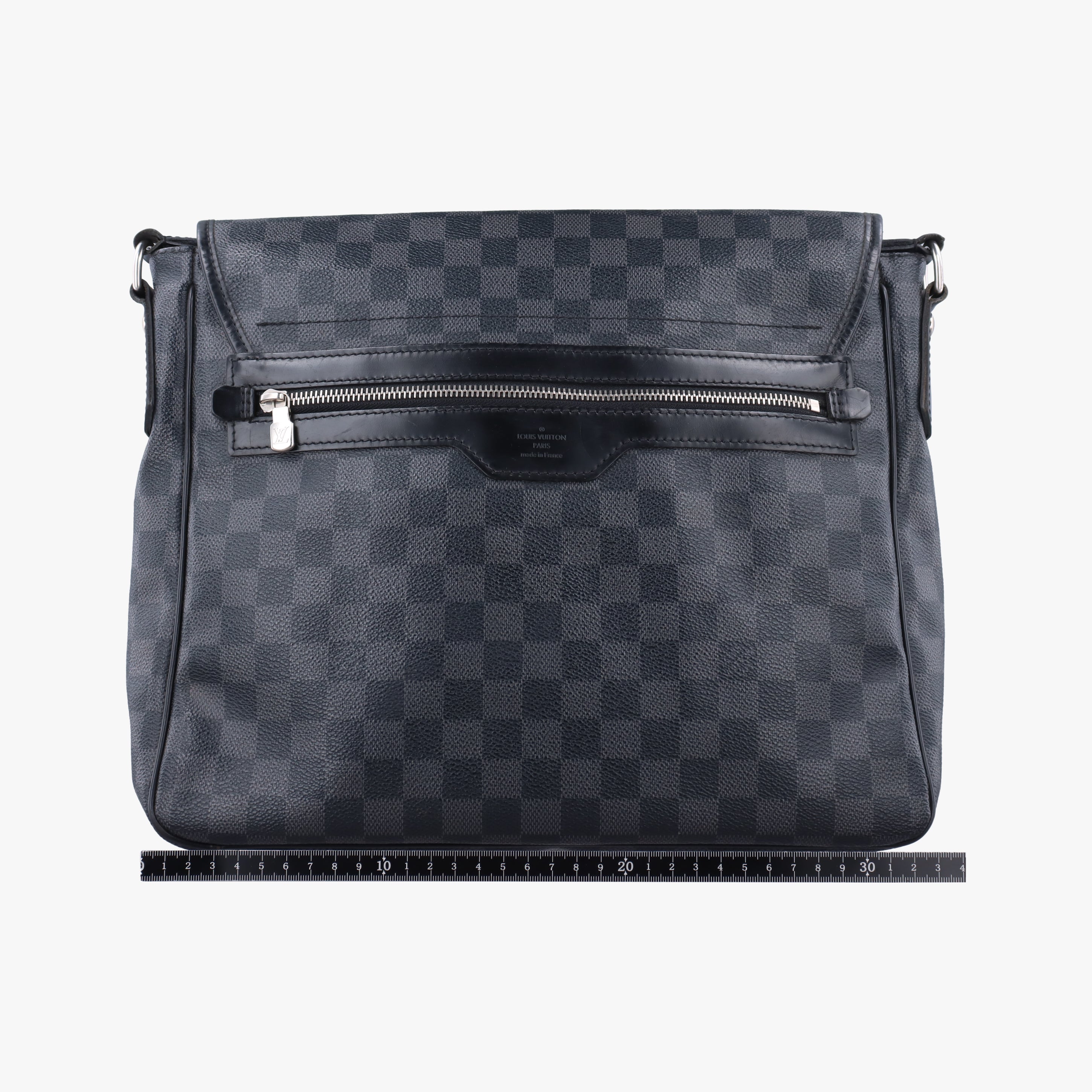Vintage Louis Vuitton DANIEL MM Noir Damier Graphite N58029 shoulderbag | stylenewstar