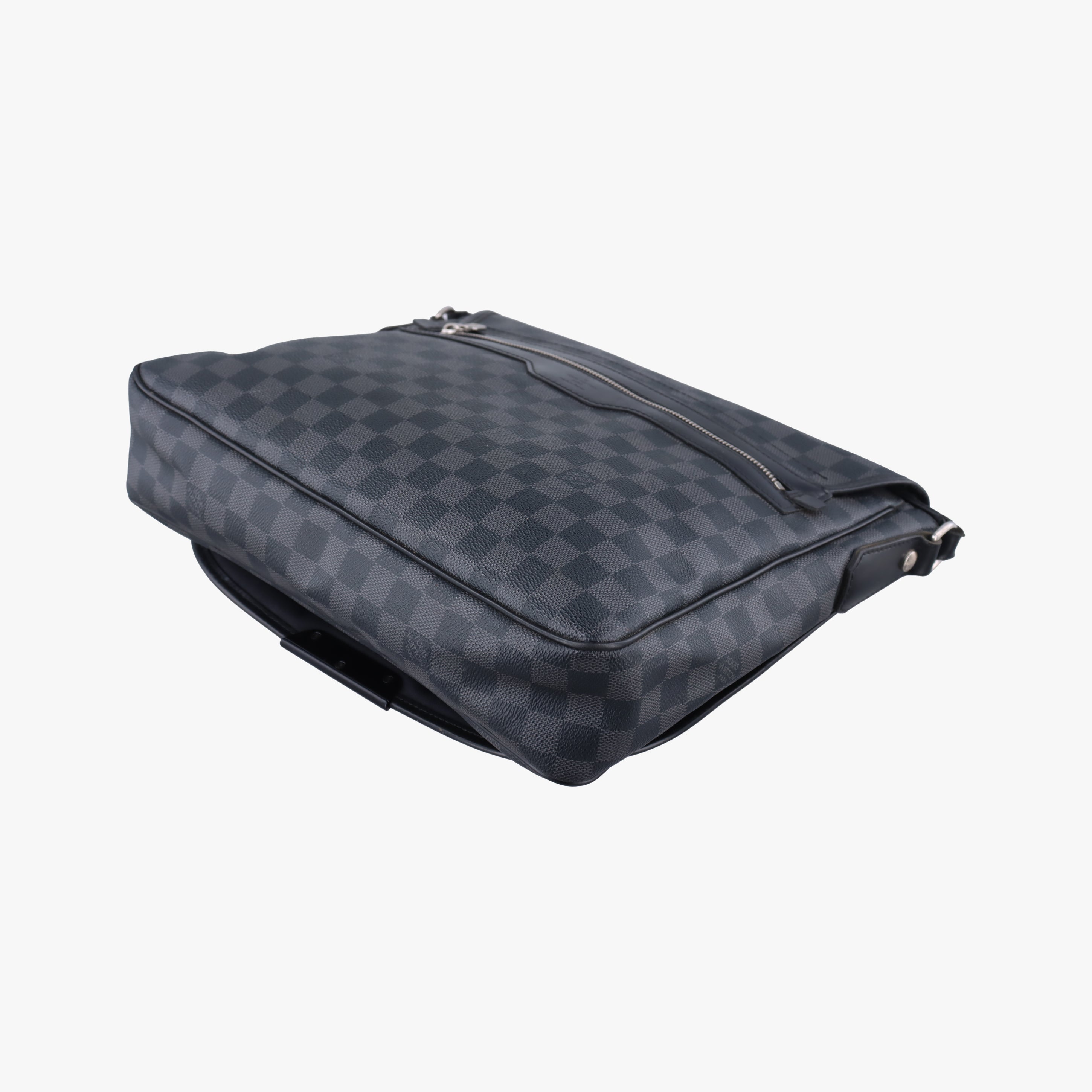 Vintage Louis Vuitton DANIEL MM Noir Damier Graphite N58029 shoulderbag | stylenewstar