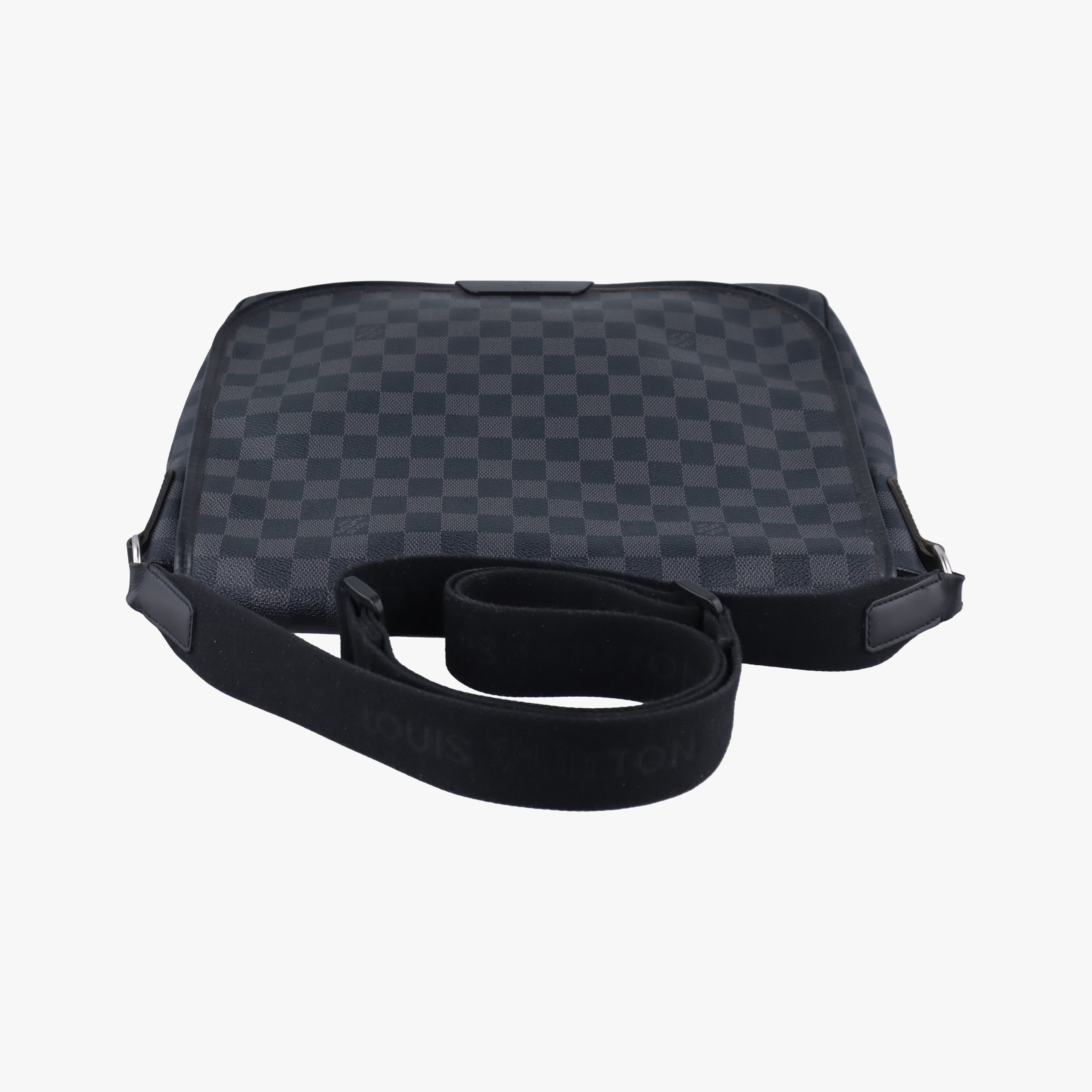 Vintage Louis Vuitton DANIEL MM Noir Damier Graphite N58029 shoulderbag | stylenewstar