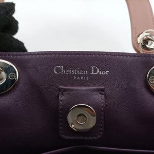 Pre-owned Christian Dior Diorissimo Pink Leather  shoulderbag | stylenewstar