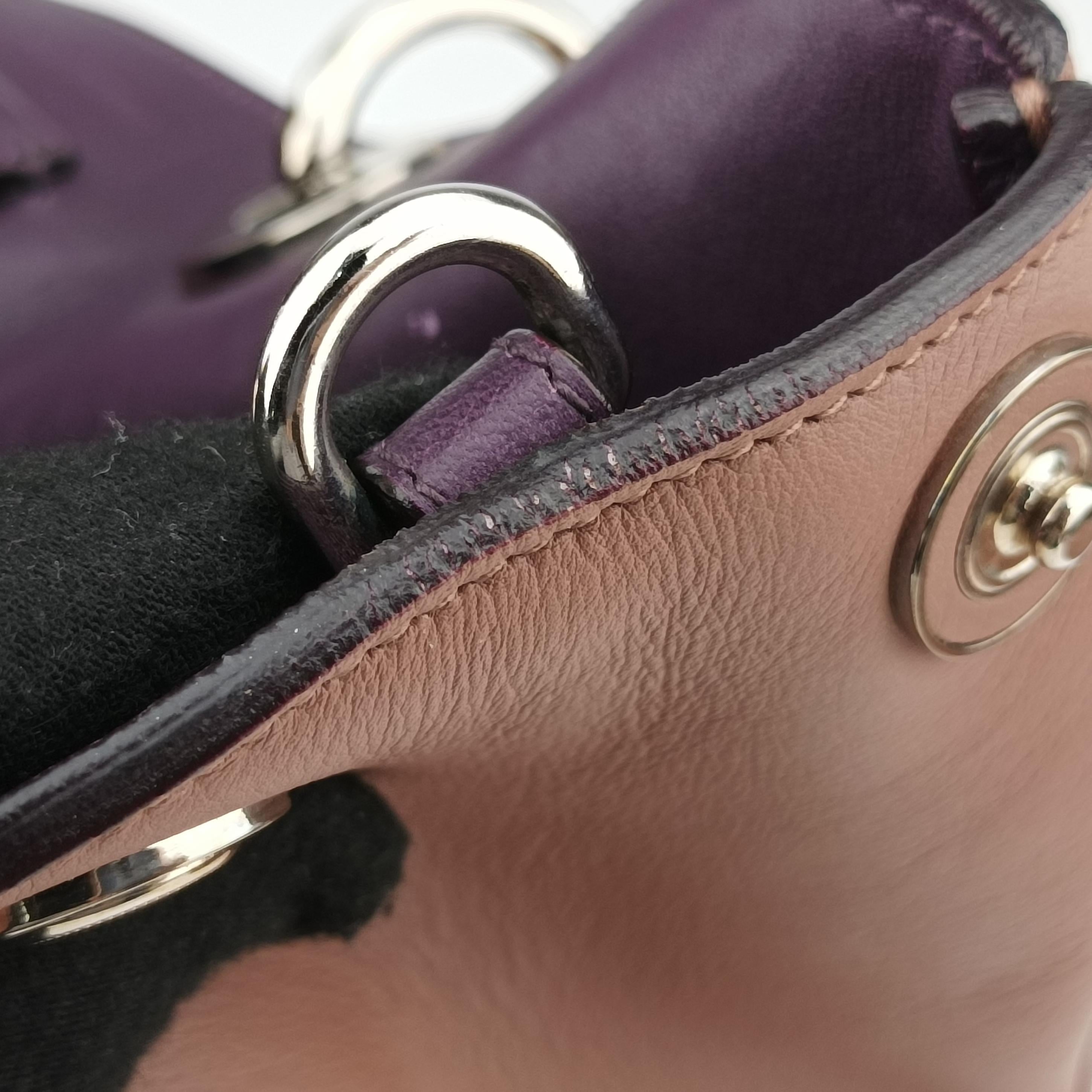 Pre-owned Christian Dior Diorissimo Pink Leather  shoulderbag | stylenewstar