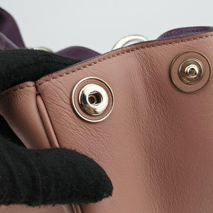 Pre-owned Christian Dior Diorissimo Pink Leather  shoulderbag | stylenewstar