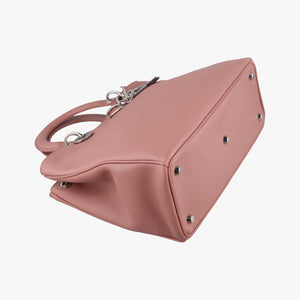 Pre-owned Christian Dior Diorissimo Pink Leather  shoulderbag | stylenewstar