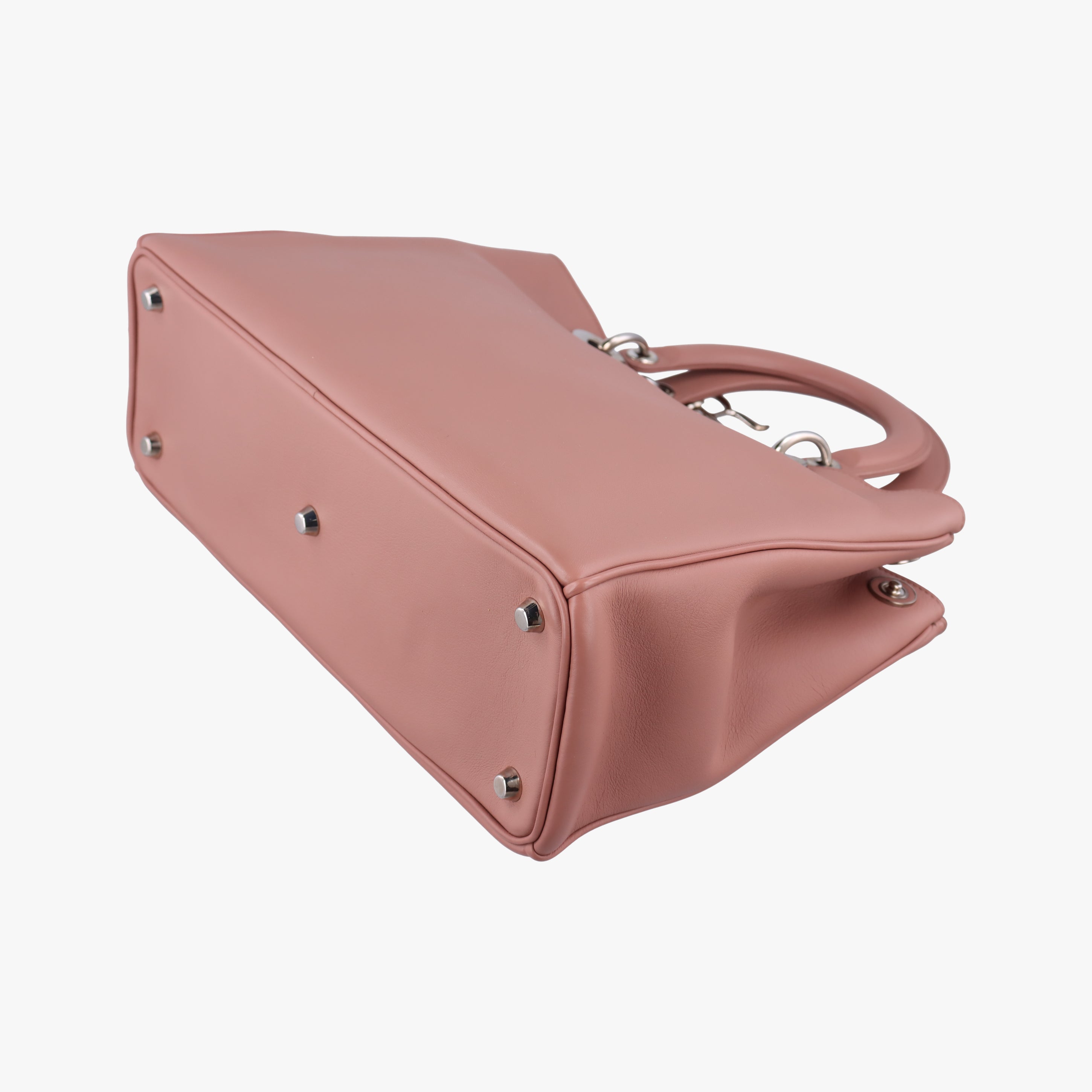 Pre-owned Christian Dior Diorissimo Pink Leather  shoulderbag | stylenewstar