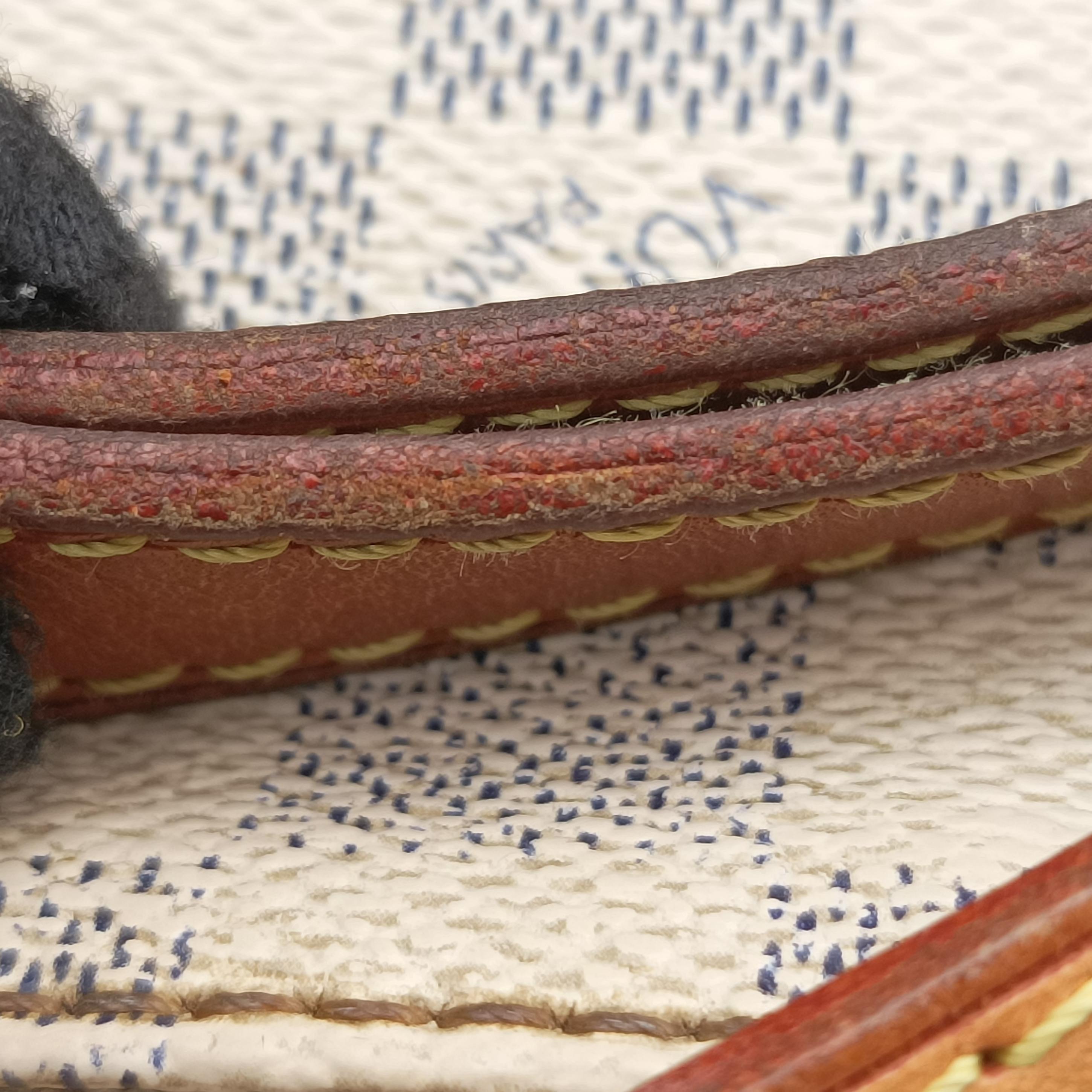 Pre-owned Louis Vuitton TOTALLY MM AZUR Damier Canvas N51262 shoulderbag | stylenewstar