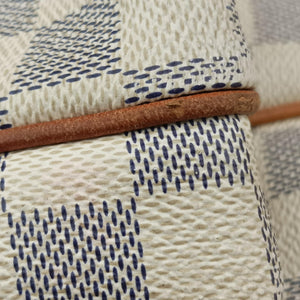 Pre-owned Louis Vuitton TOTALLY MM AZUR Damier Canvas N51262 shoulderbag | stylenewstar