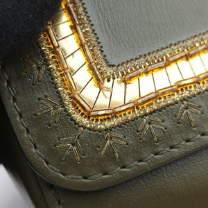 Pre-owned Louis Vuitton Twist PM Green leather M54746 shoulderbag | stylenewstar