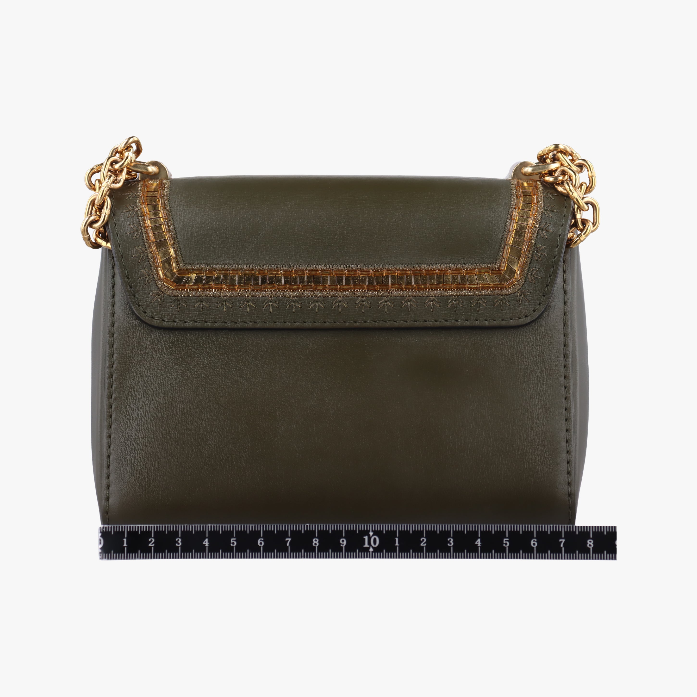 Pre-owned Louis Vuitton Twist PM Green leather M54746 shoulderbag | stylenewstar