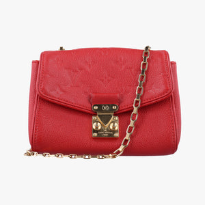 Pre-owned Louis Vuitton Saint-Germain BB red Monogram Empreinte M94553 shoulderbag | stylenewstar