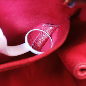 Pre-owned Louis Vuitton Saint-Germain BB red Monogram Empreinte M94553 shoulderbag | stylenewstar