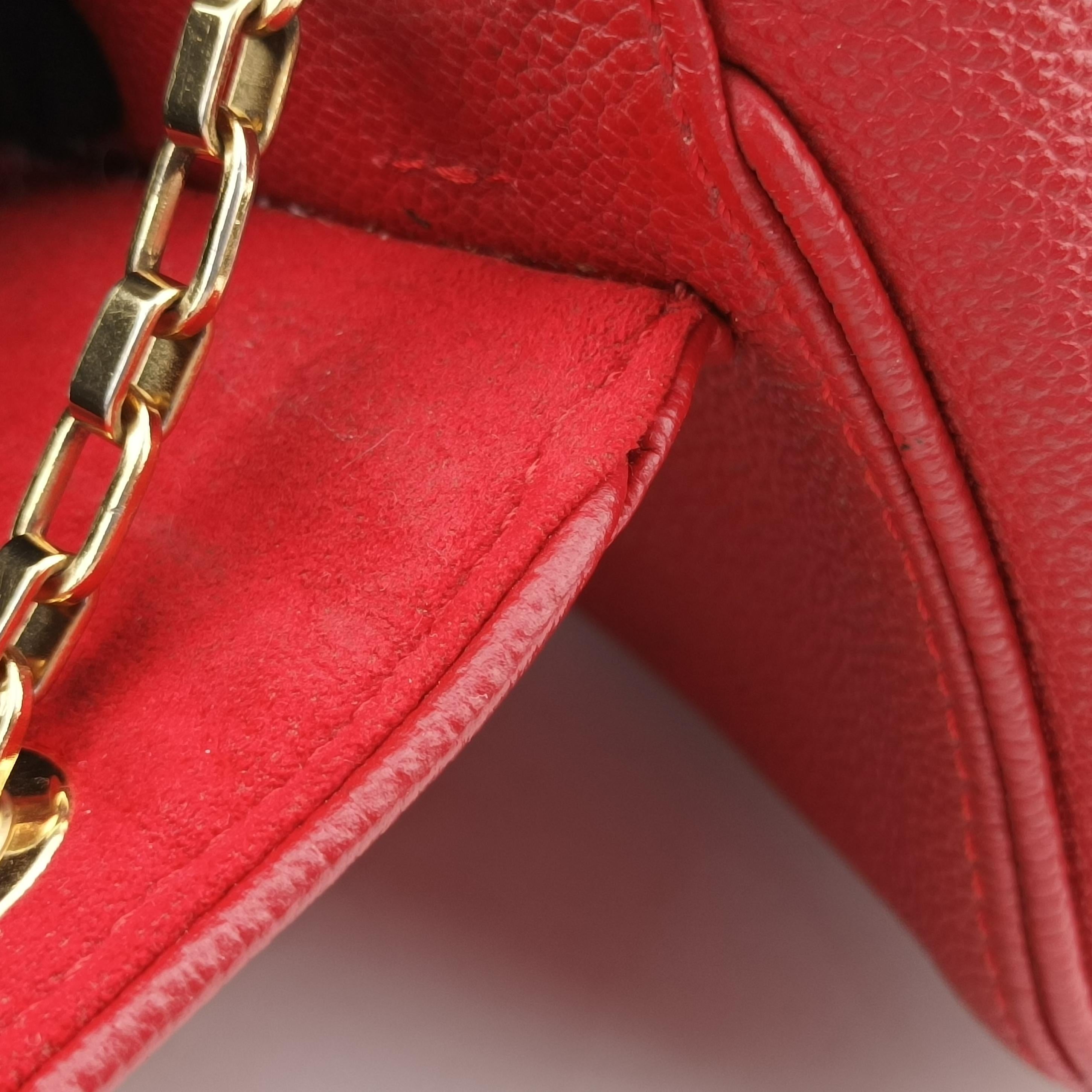 Pre-owned Louis Vuitton Saint-Germain BB red Monogram Empreinte M94553 shoulderbag | stylenewstar