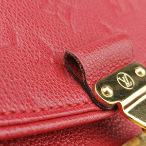 Pre-owned Louis Vuitton Saint-Germain BB red Monogram Empreinte M94553 shoulderbag | stylenewstar