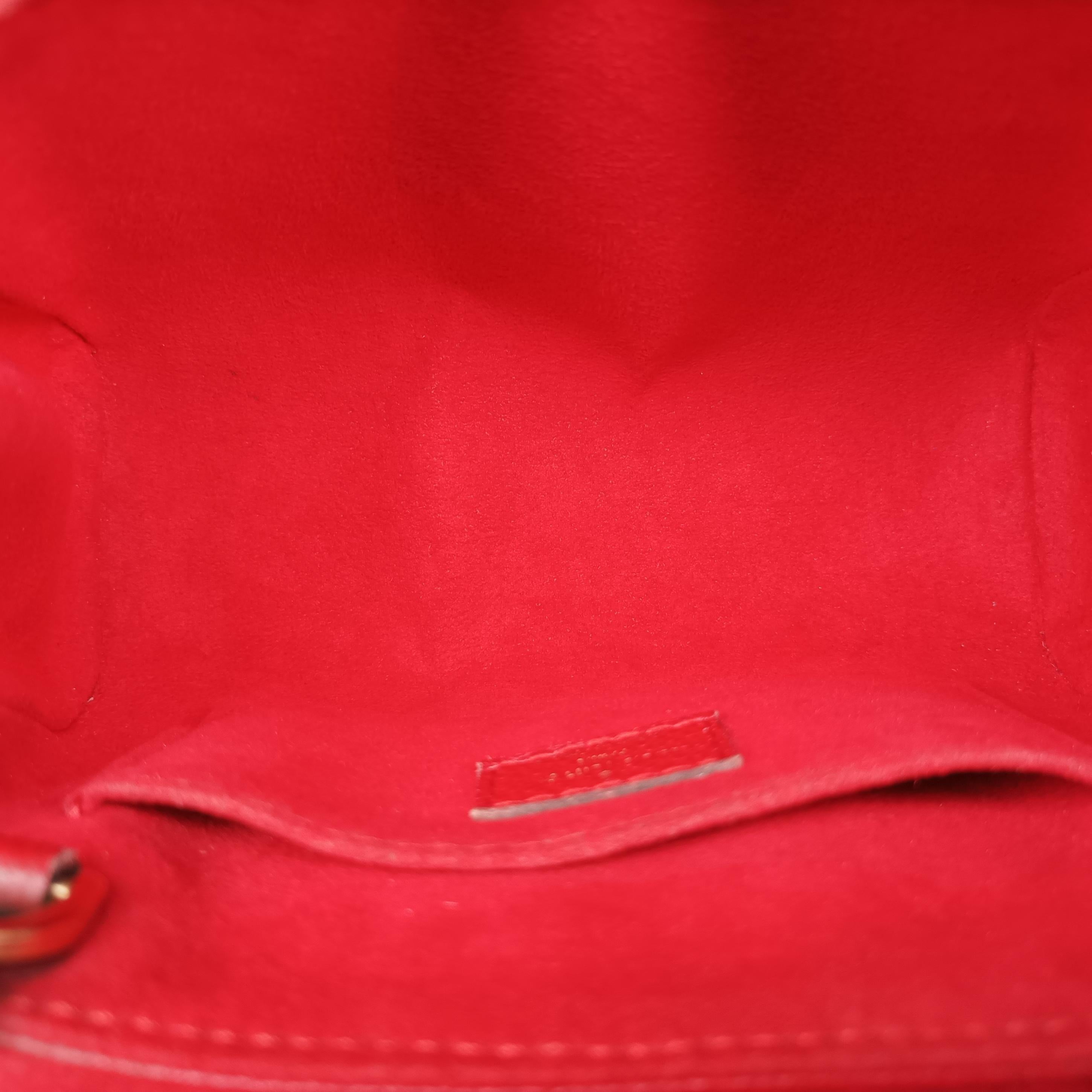 Pre-owned Louis Vuitton Saint-Germain BB red Monogram Empreinte M94553 shoulderbag | stylenewstar