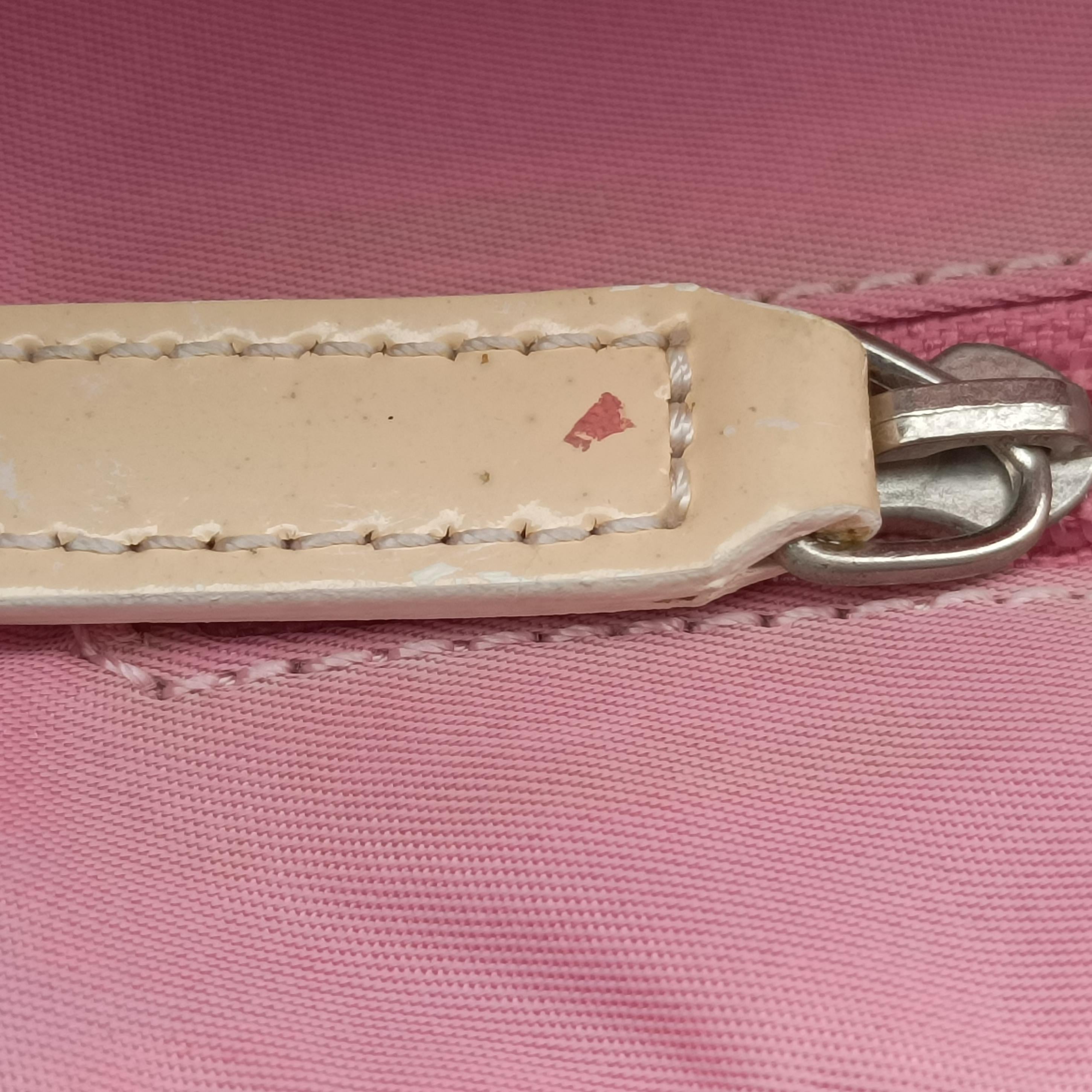 Pre-owned Christian Dior Trotter pink×Multicolour canvas  shoulderbag | stylenewstar