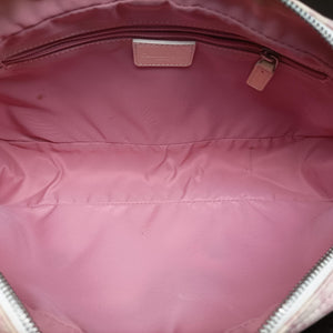 Pre-owned Christian Dior Trotter pink×Multicolour canvas  shoulderbag | stylenewstar