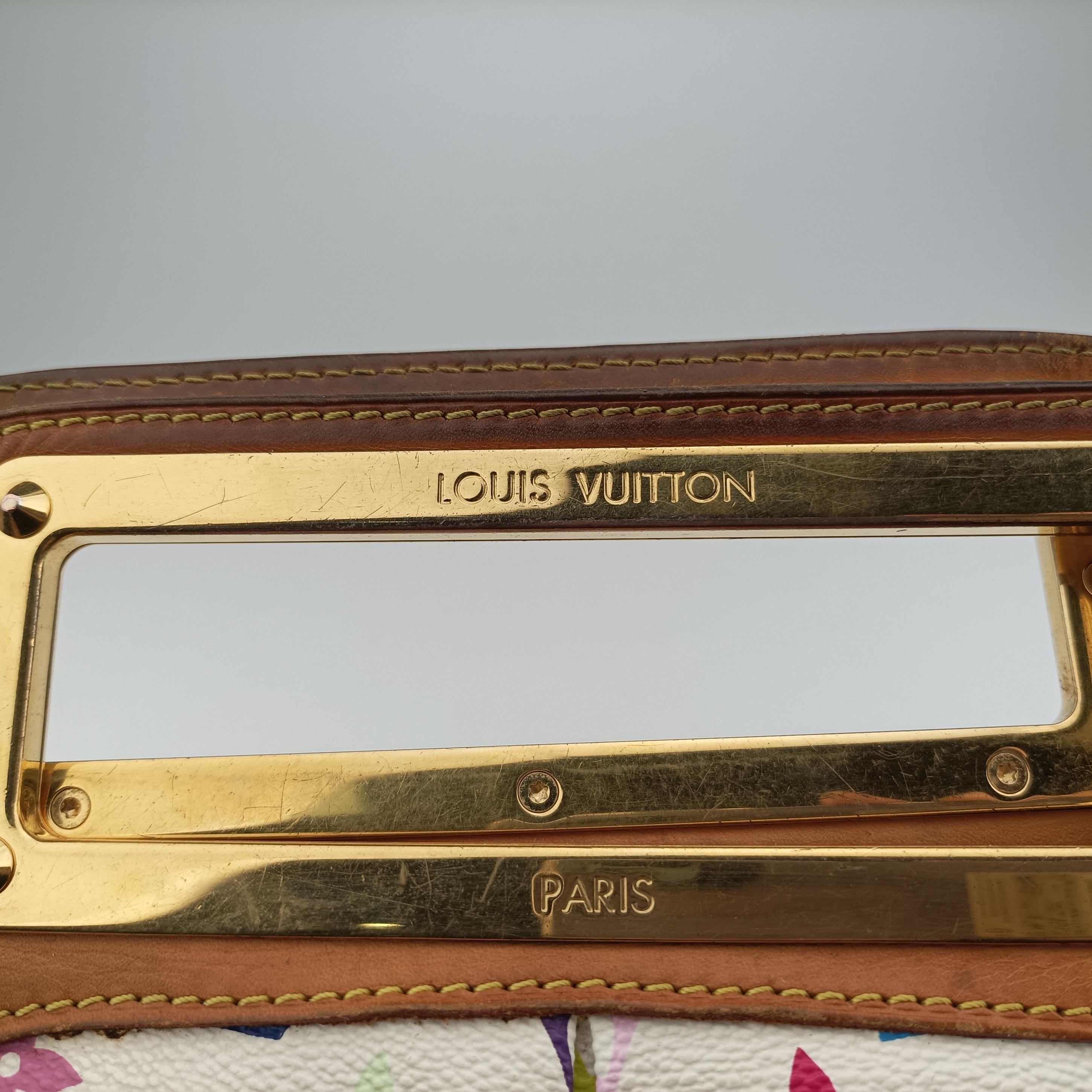 Pre-owned Louis Vuitton JUDY MM white Monogram Multicolor M40255 shoulderbag | stylenewstar