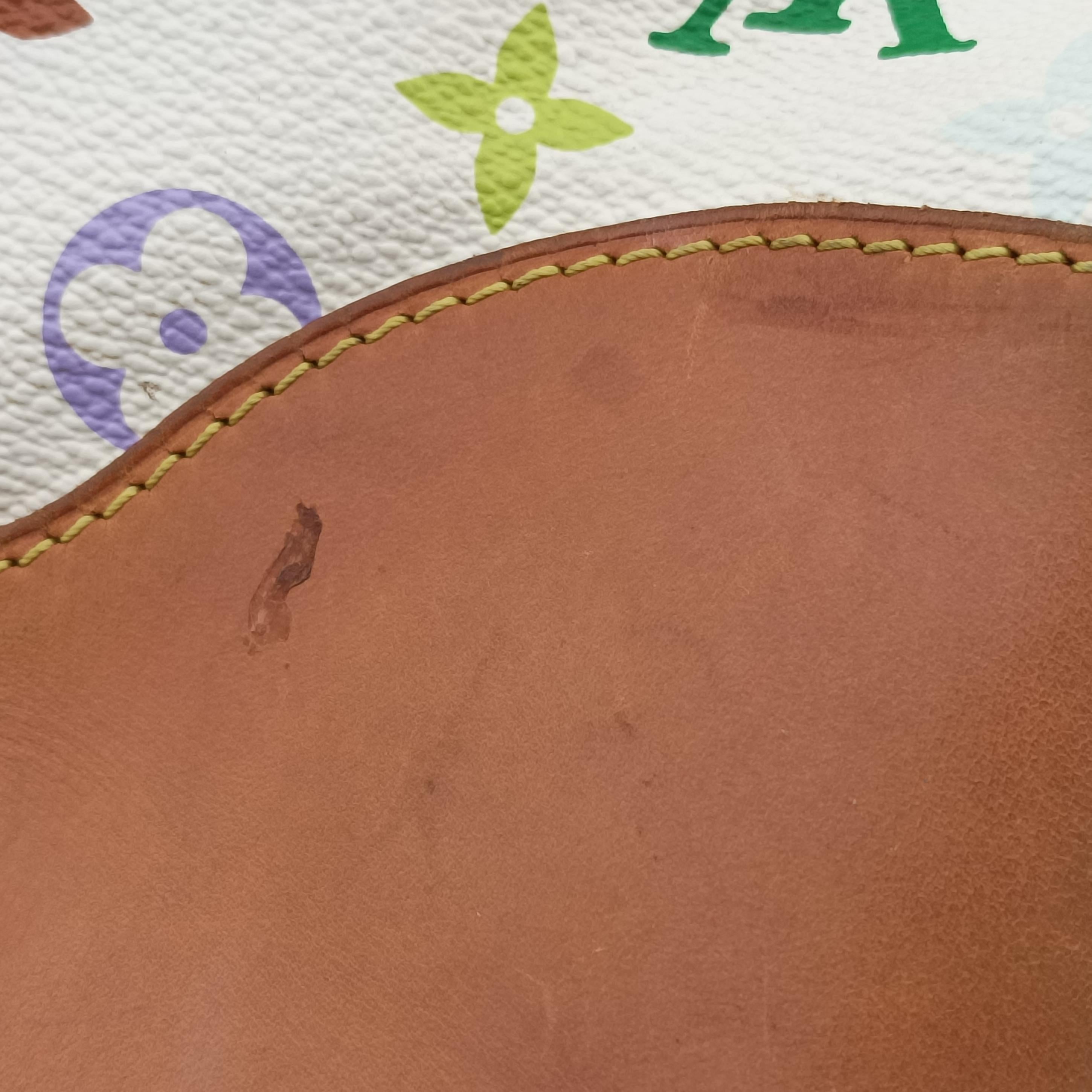 Pre-owned Louis Vuitton JUDY MM white Monogram Multicolor M40255 shoulderbag | stylenewstar