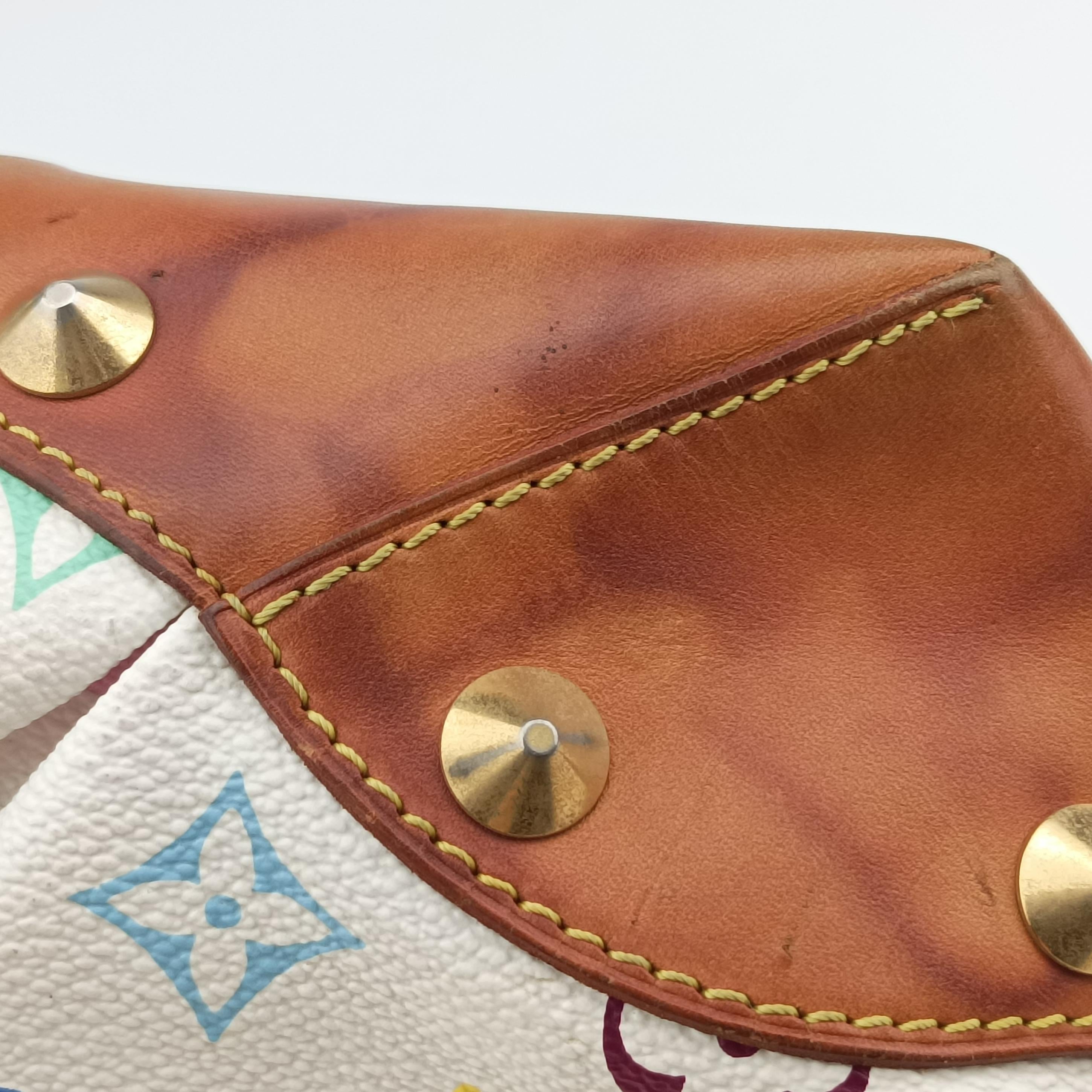 Pre-owned Louis Vuitton JUDY MM white Monogram Multicolor M40255 shoulderbag | stylenewstar