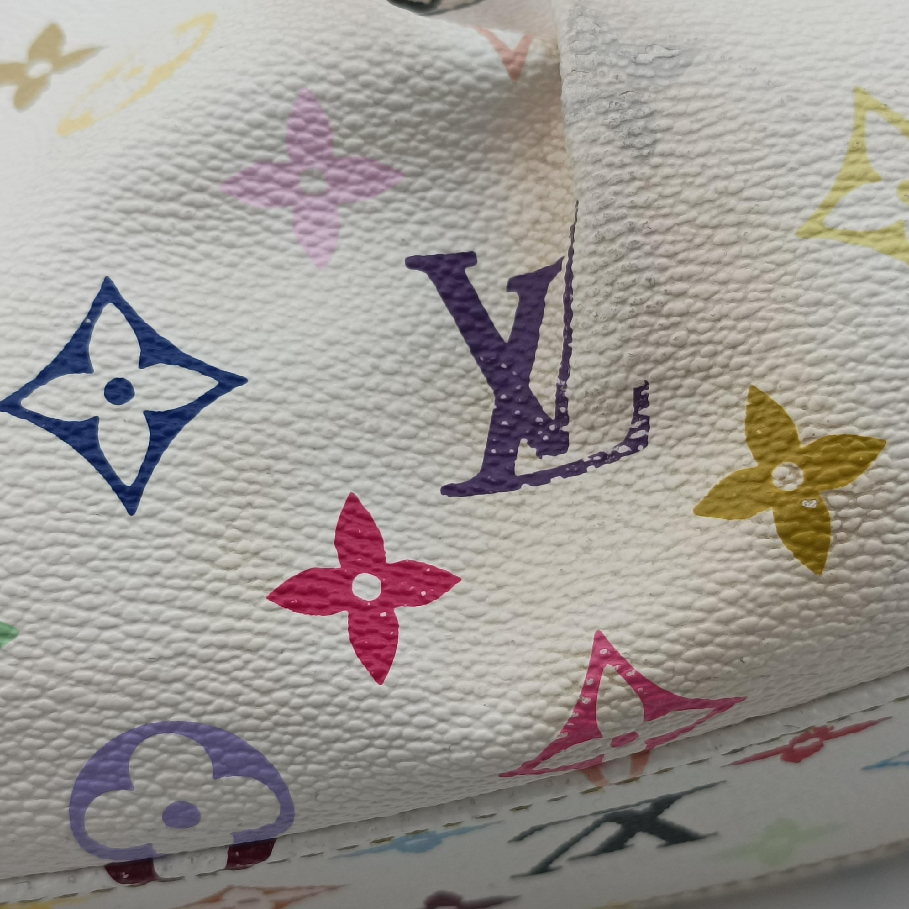 Pre-owned Louis Vuitton JUDY MM white Monogram Multicolor M40255 shoulderbag | stylenewstar