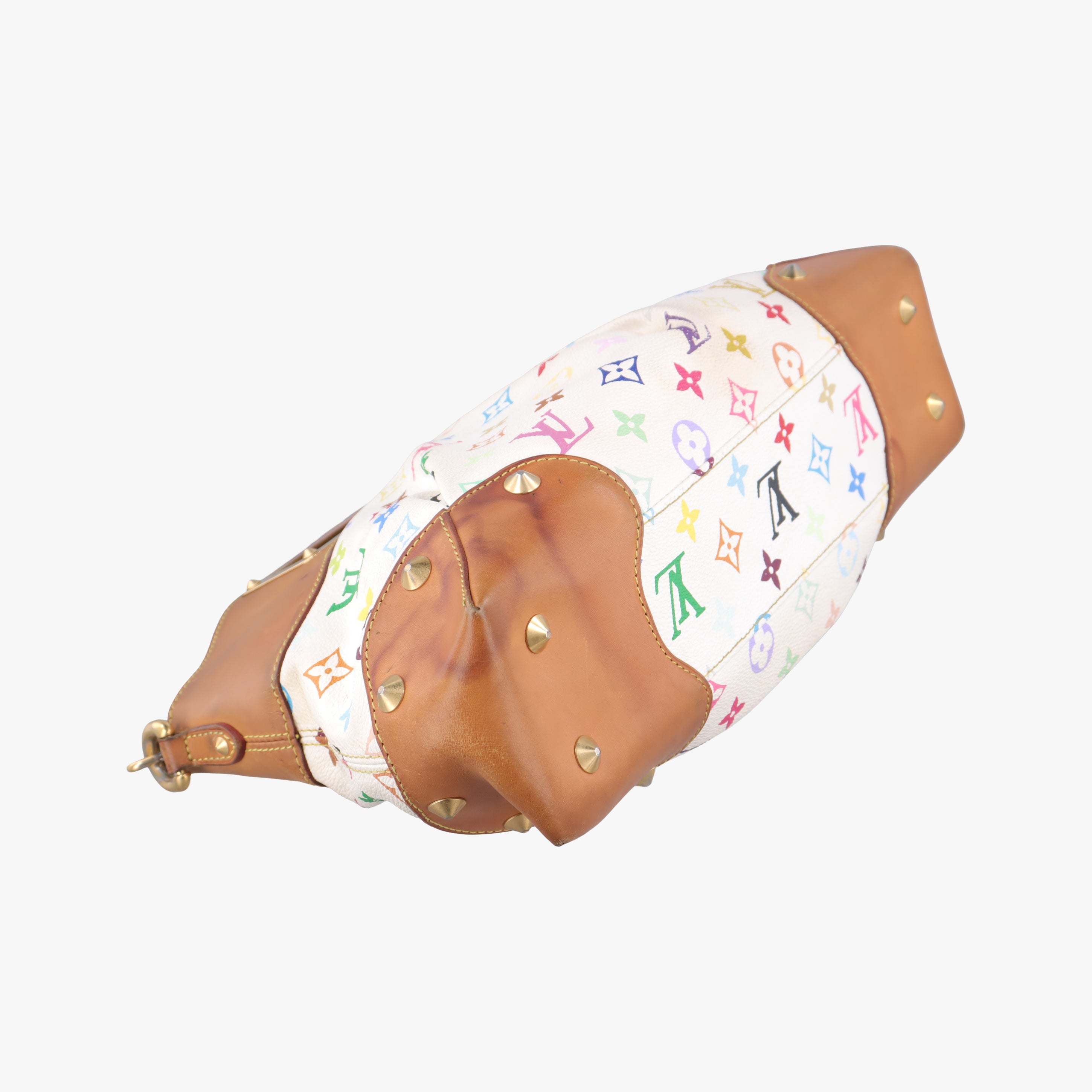 Pre-owned Louis Vuitton JUDY MM white Monogram Multicolor M40255 shoulderbag | stylenewstar