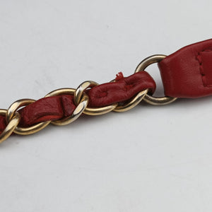 Pre-owned Chanel Matelasse Red Leather A67620 shoulderbag | stylenewstar