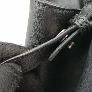 Pre-owned Fendi Petite 2 JOURS Black x Multicolor Leather 8BH253 shoulderbag | stylenewstar