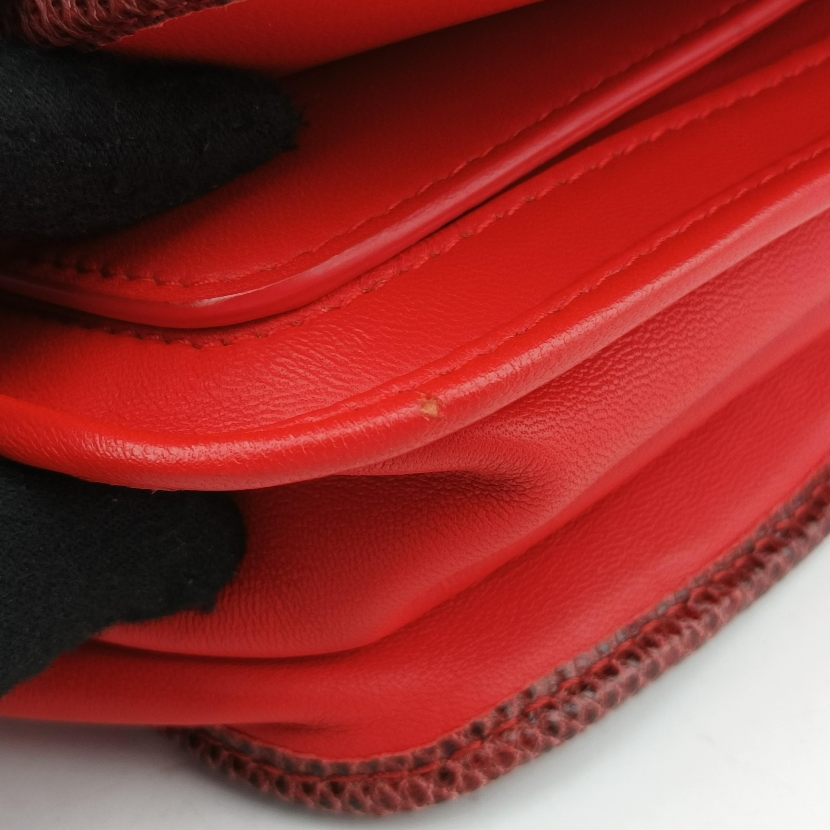 Vintage Bottega Veneta Intrecciato Red lambskin  shoulderbag | stylenewstar