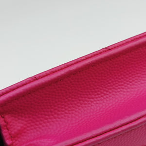 Pre-owned Yves Saint Laurent Monogram Rose Caviar Skin 393953 shoulderbag | stylenewstar