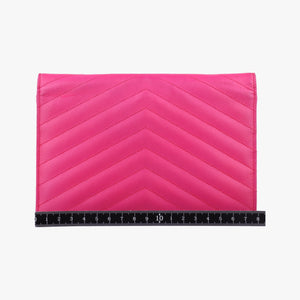 Pre-owned Yves Saint Laurent Monogram Rose Caviar Skin 393953 shoulderbag | stylenewstar