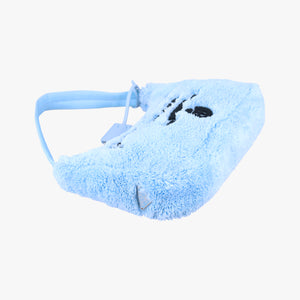 Pre-owned Prada Re-Edition2000 Blue Terry cloth 1NE515 handbag | stylenewstar