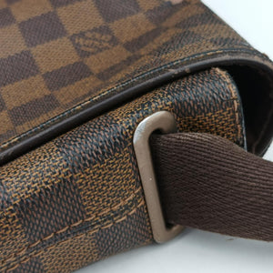 Vintage Louis Vuitton BROOKLYN MM EBENE Damier Canvas N51211 shoulderbag | stylenewstar