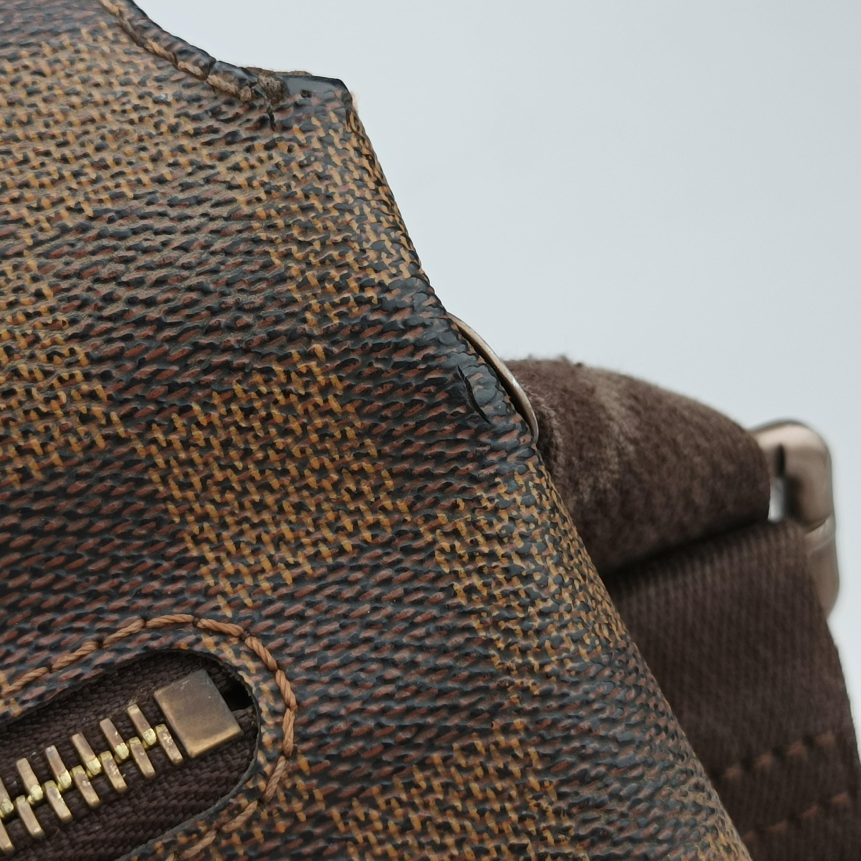 Vintage Louis Vuitton BROOKLYN MM EBENE Damier Canvas N51211 shoulderbag | stylenewstar